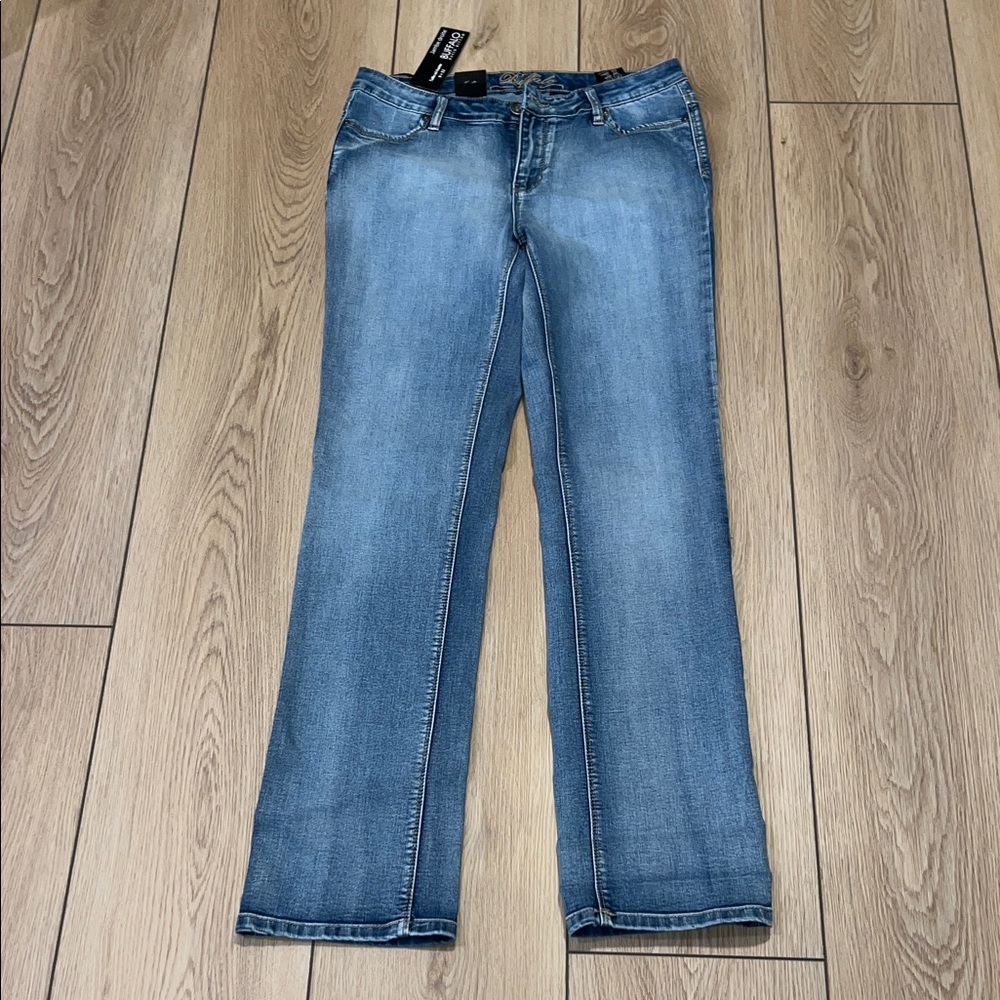 Buffalo David Bitton Denim Blue Straight Leg Jeans - NWT - Picture 9 of 14